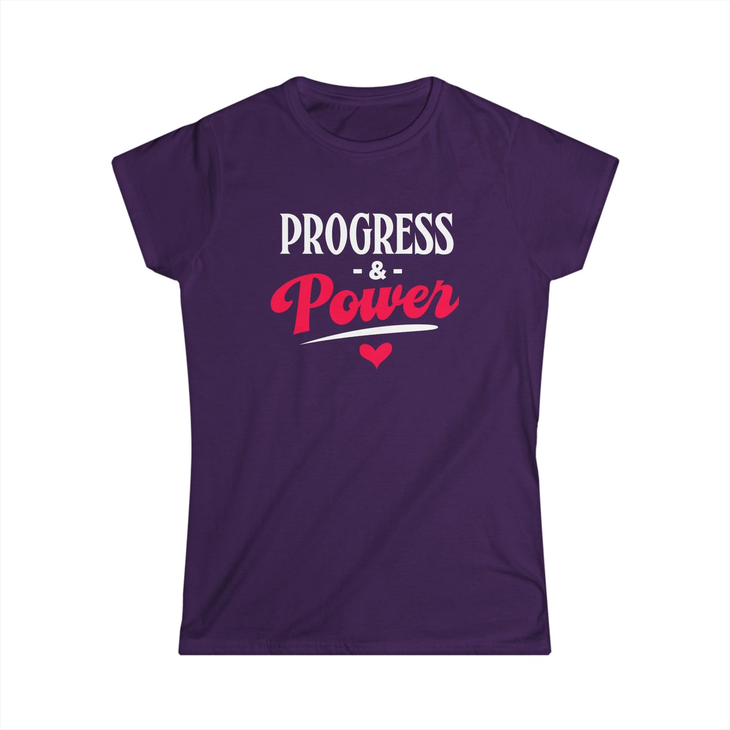 Empowering Women's Softstyle Tee - Progress & Power Shirt