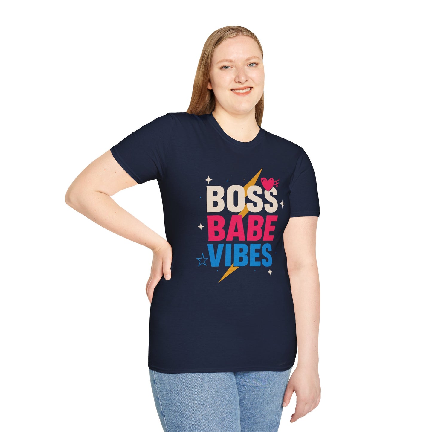 Boss Babe Vibes Unisex T-Shirt - Lead with Confidence and Hustle with Heart