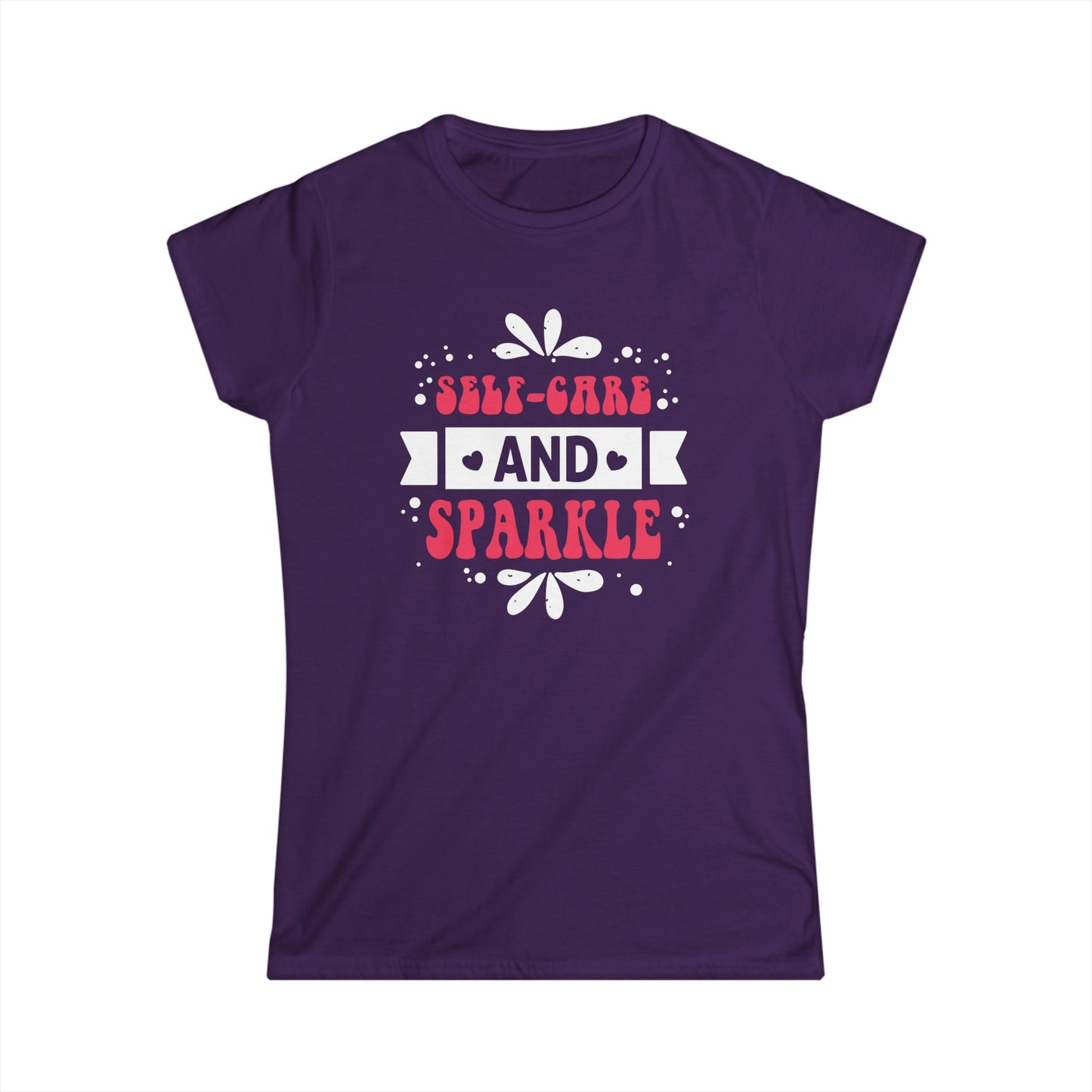 Self-Care and Sparkle Women's Softstyle Tee