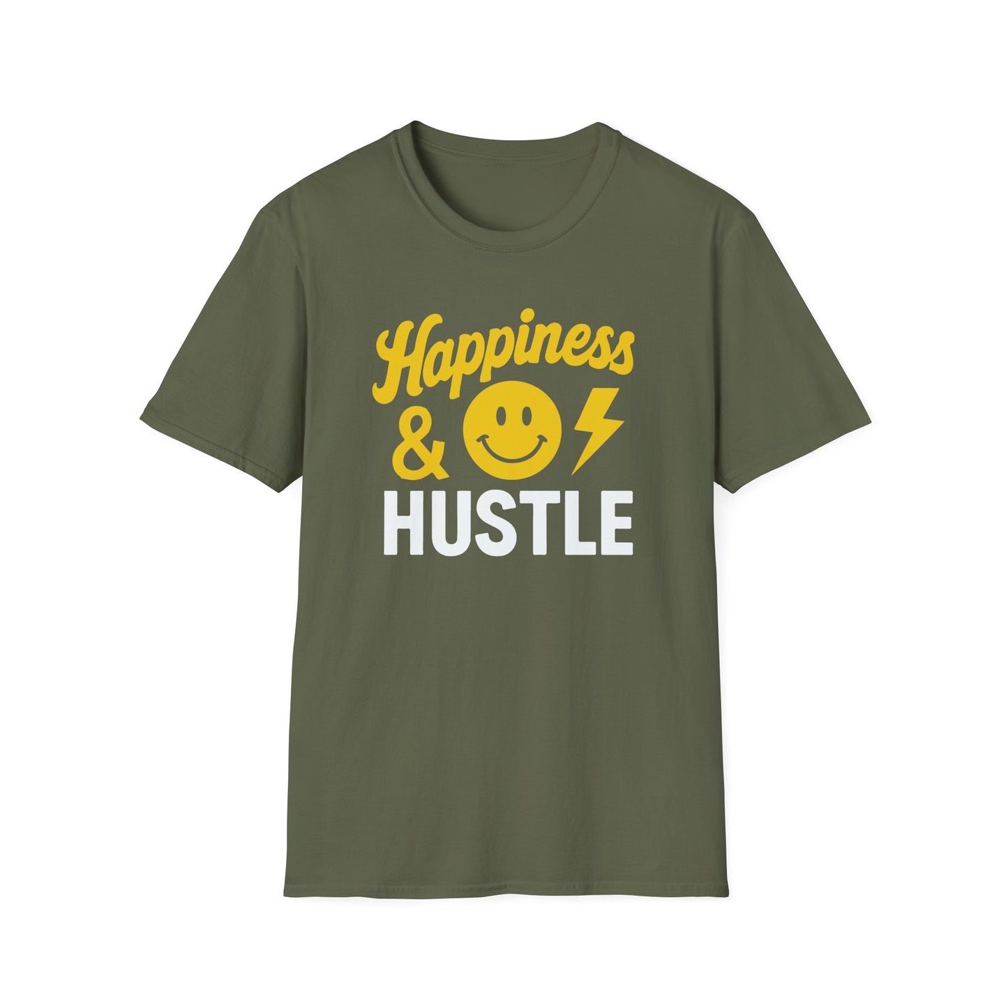 Happiness & Hustle T-Shirt – Joyful Grind Unisex Tee