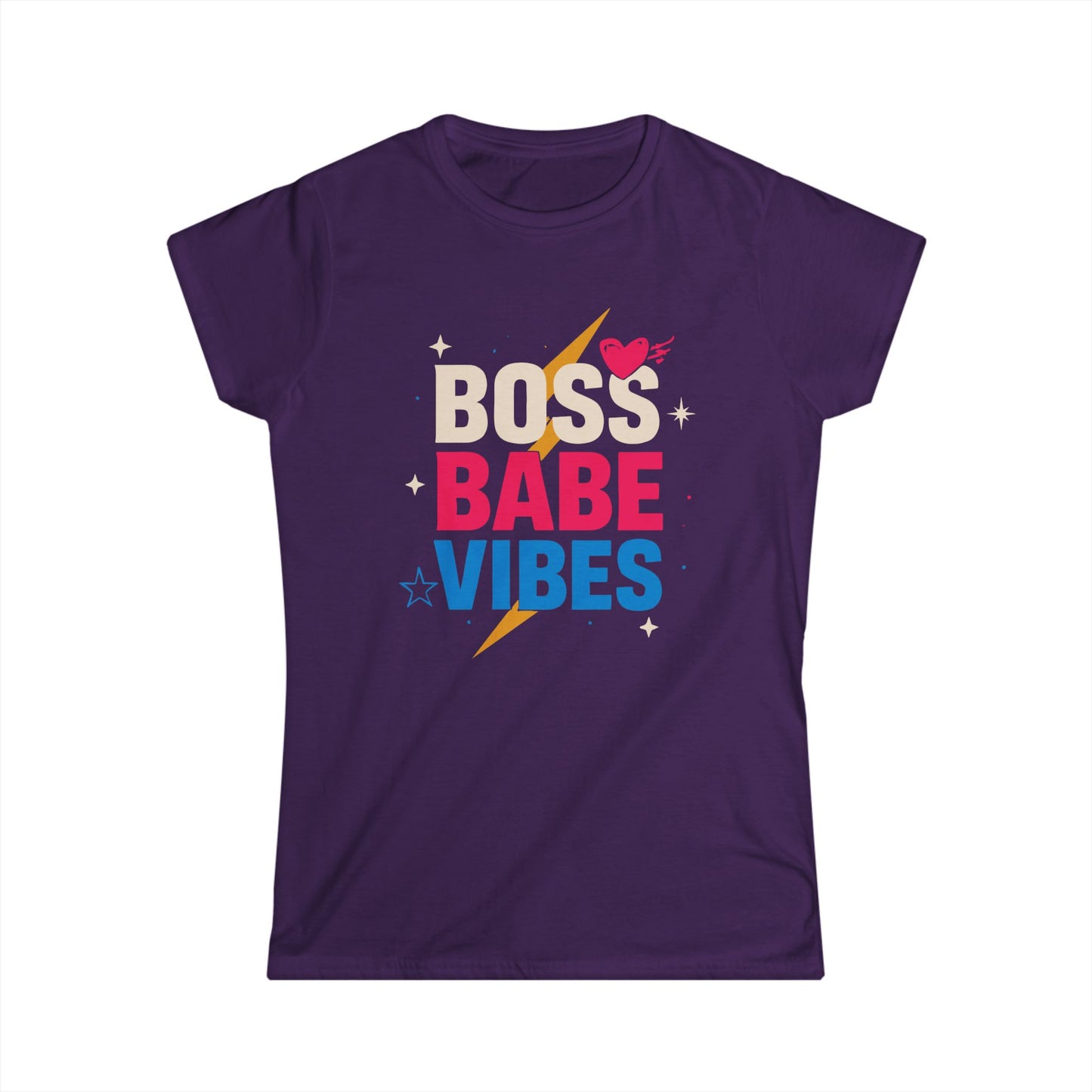 Boss Babe Vibes Women's Softstyle Tee