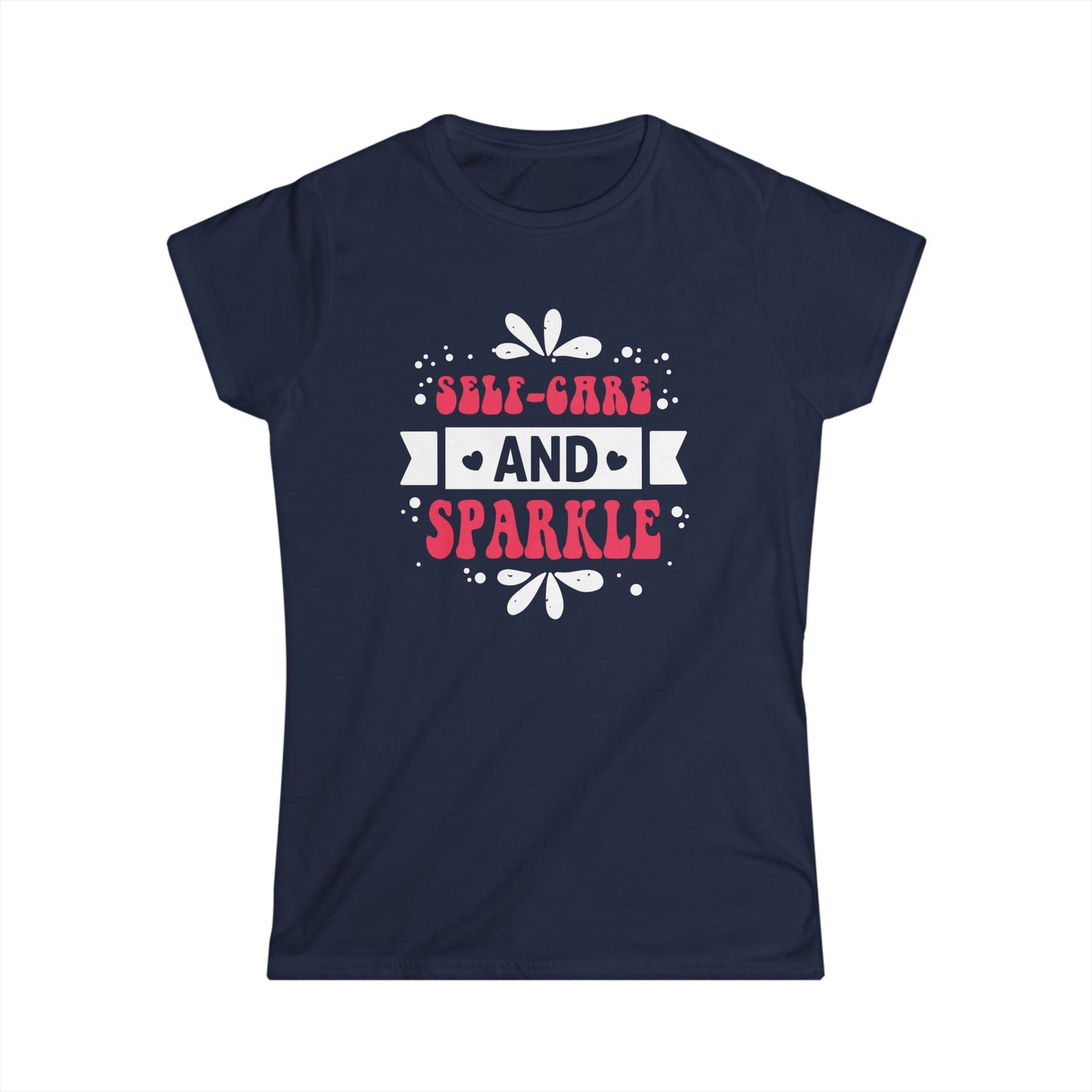 Self-Care and Sparkle Women's Softstyle Tee