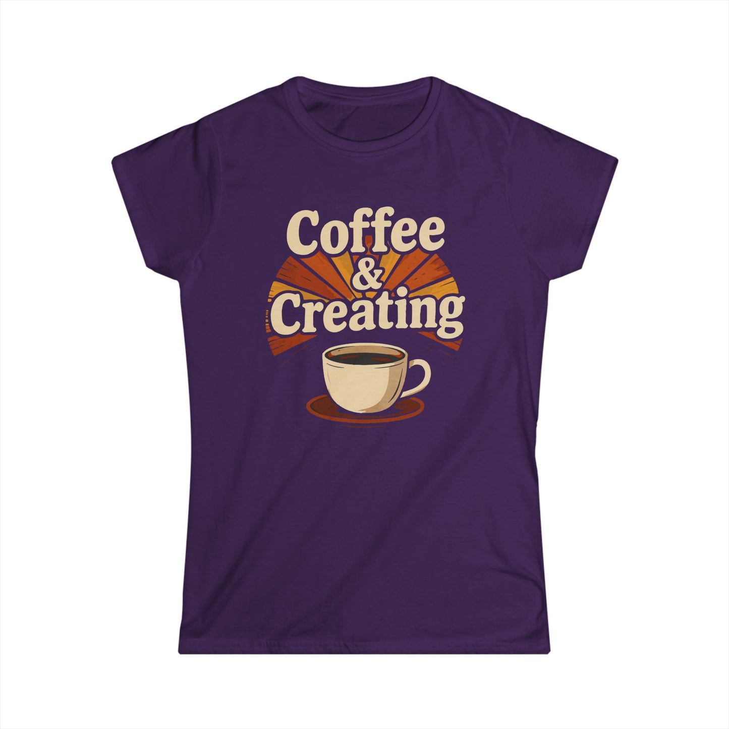 Coffee & Creating Women's Softstyle Tee