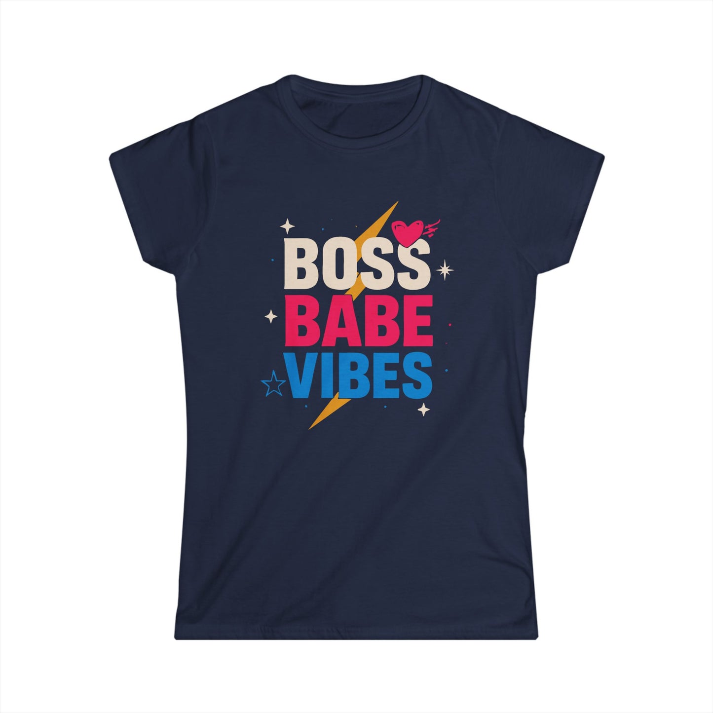 Boss Babe Vibes Women's Softstyle Tee