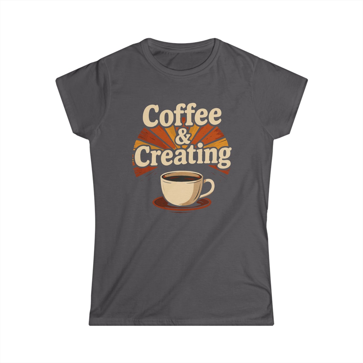 Coffee & Creating Women's Softstyle Tee