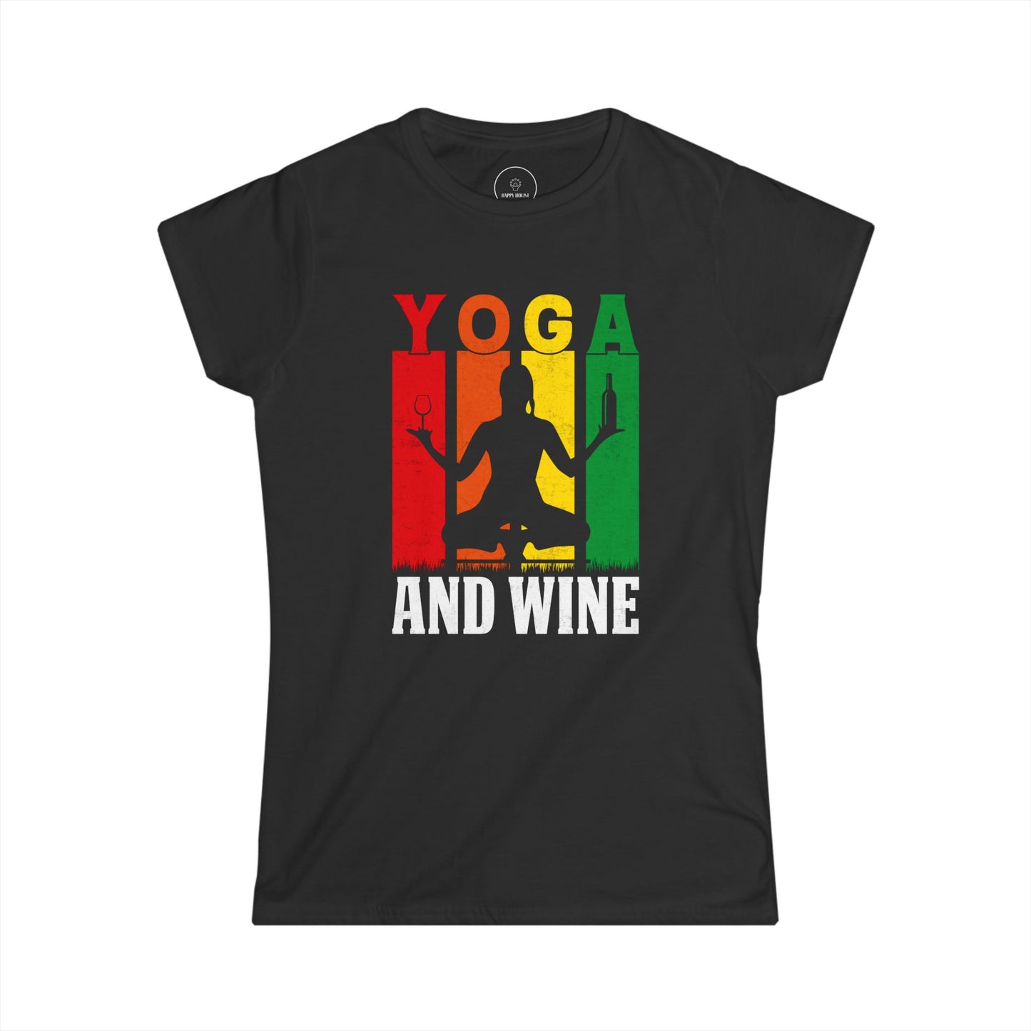 Yoga Vibes Women's Softstyle Tee - Relax in Comfort