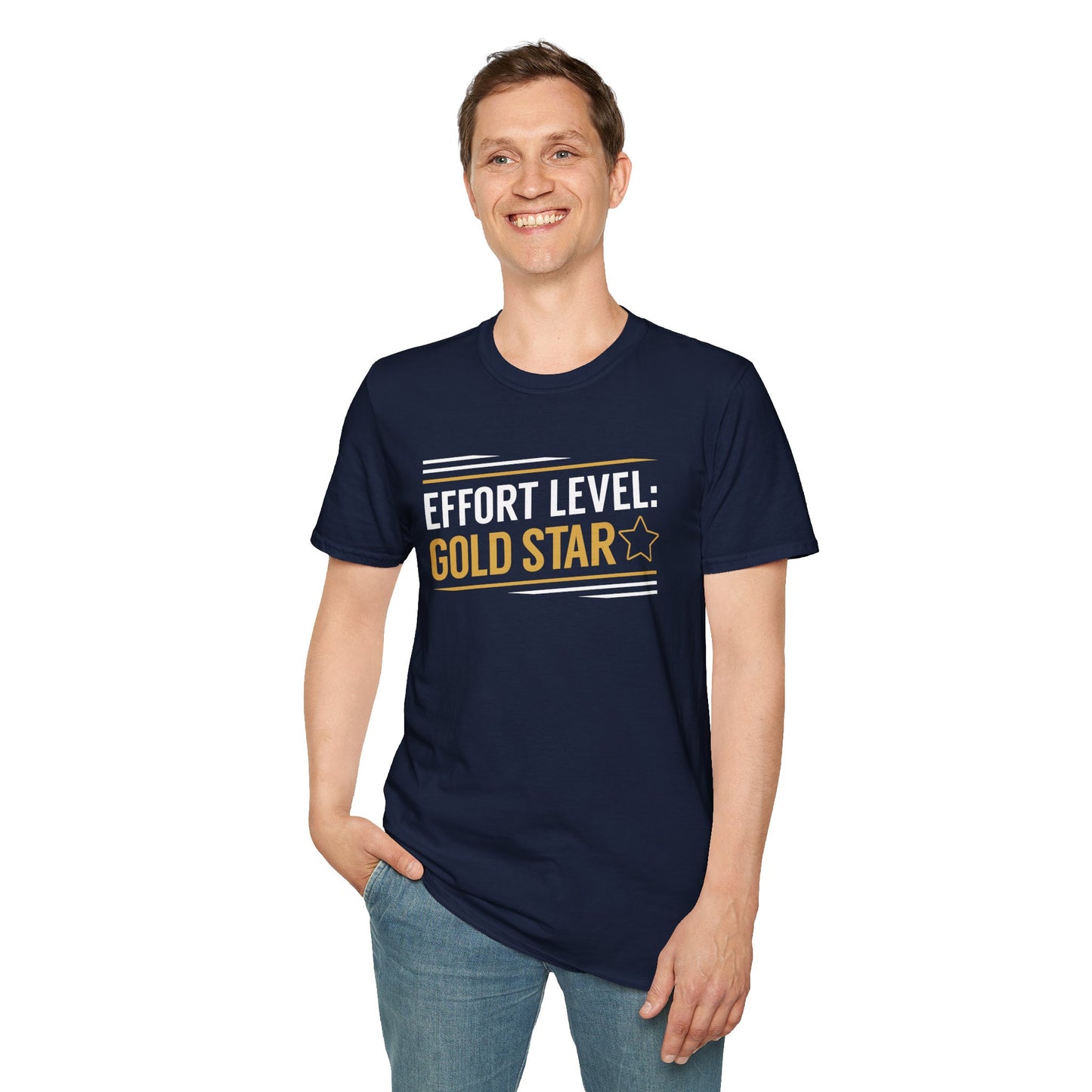 Effort Level Gold Star T-Shirt