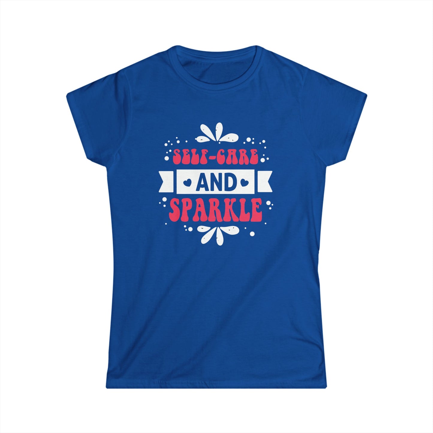 Self-Care and Sparkle Women's Softstyle Tee