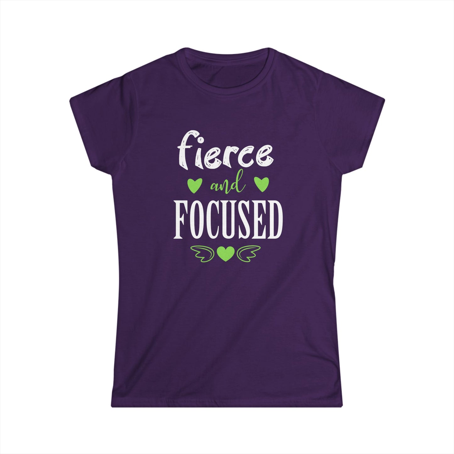 Fierce and Focused Women's Softstyle Tee