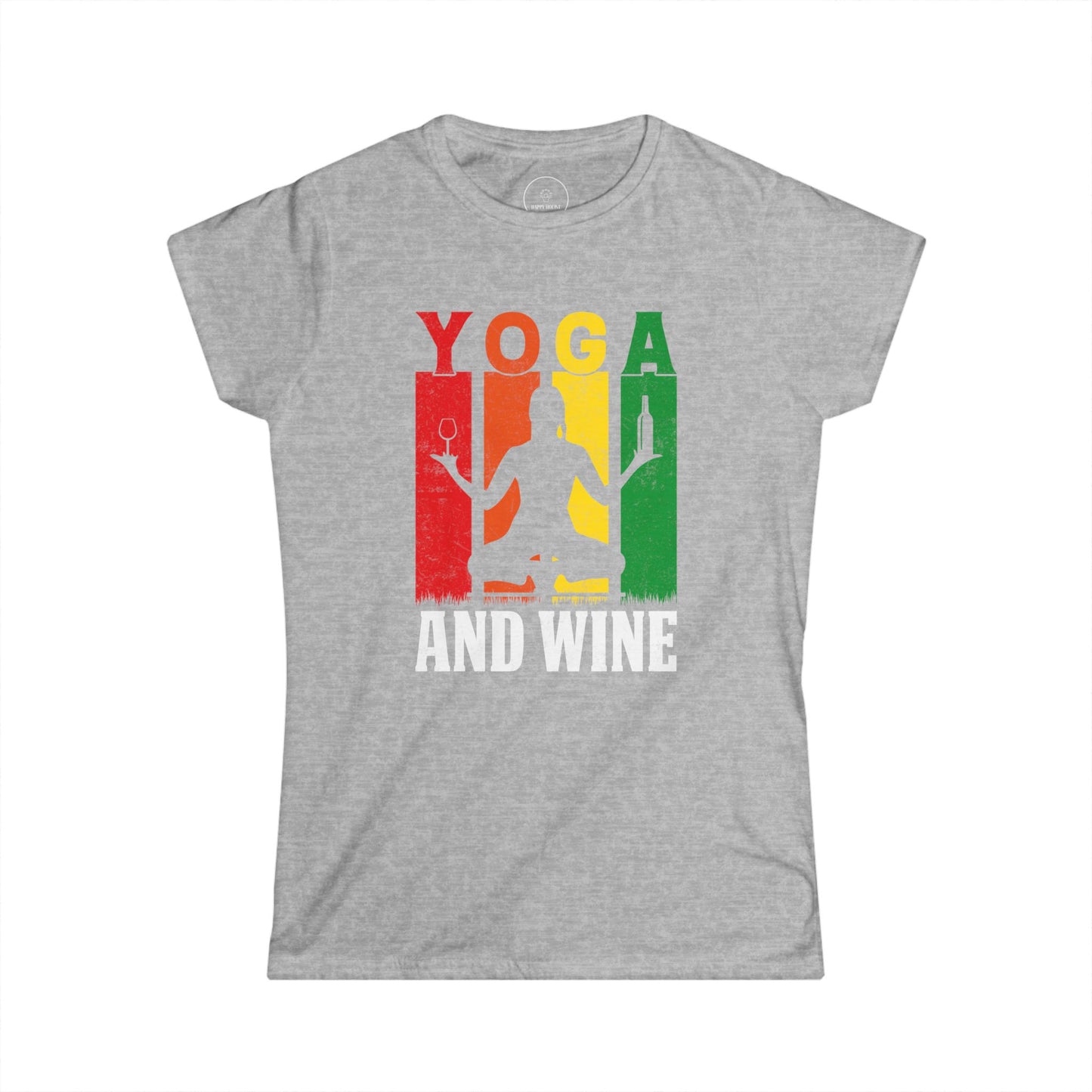 Yoga Vibes Women's Softstyle Tee - Relax in Comfort