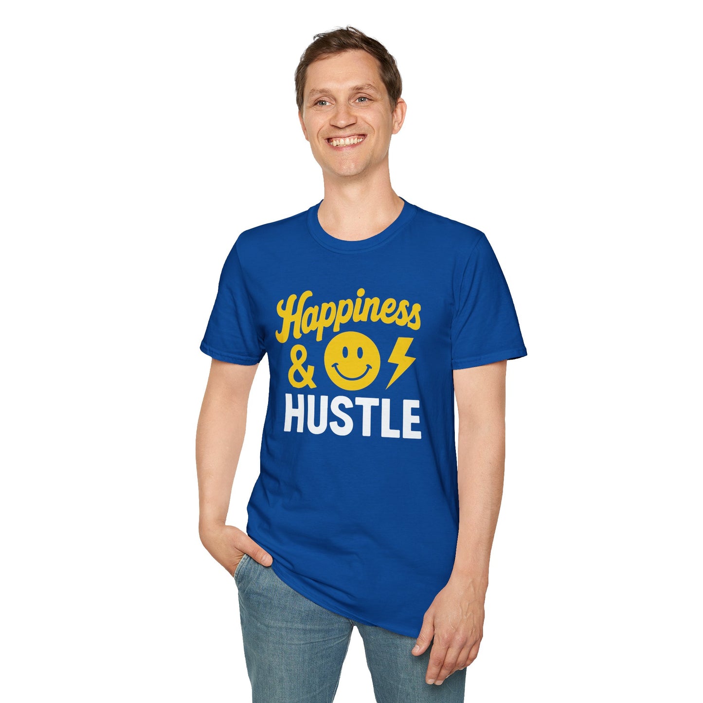 Happiness & Hustle T-Shirt – Joyful Grind Unisex Tee