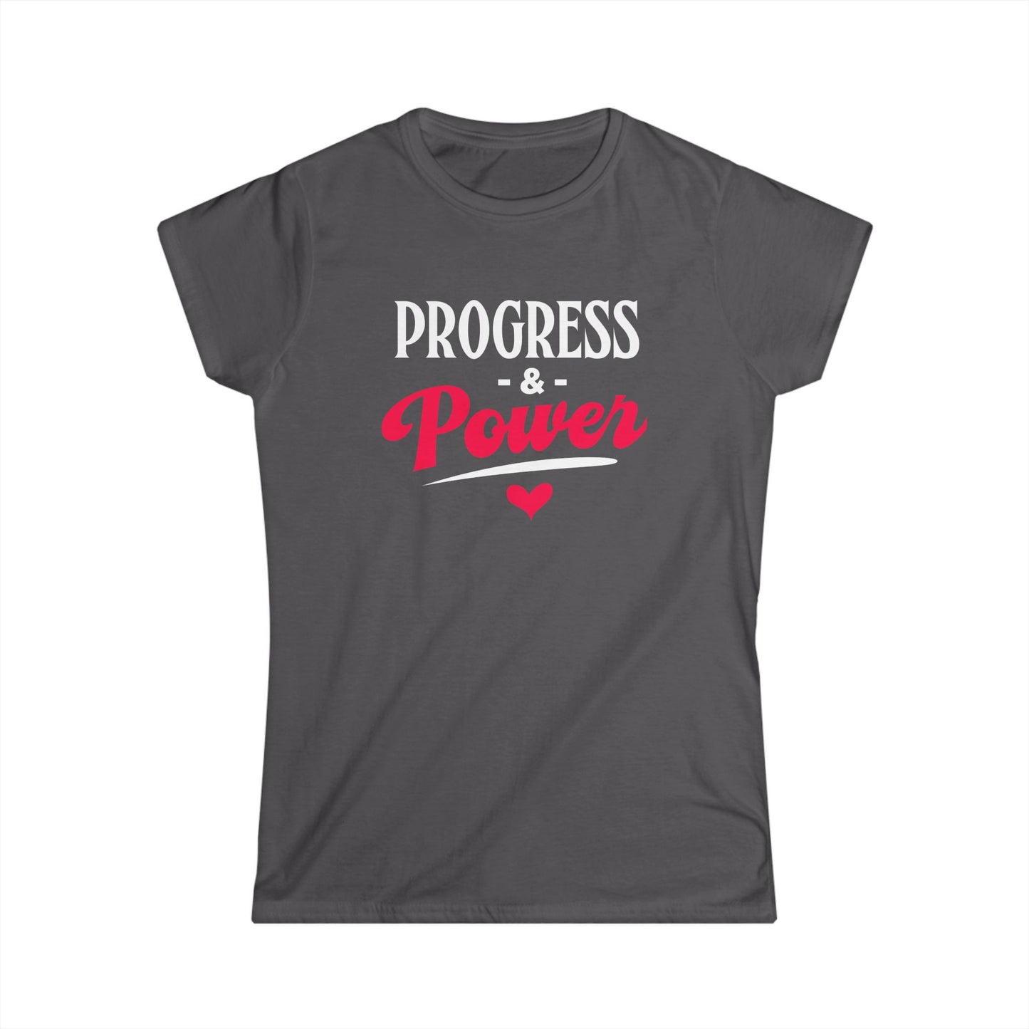 Empowering Women's Softstyle Tee - Progress & Power Shirt