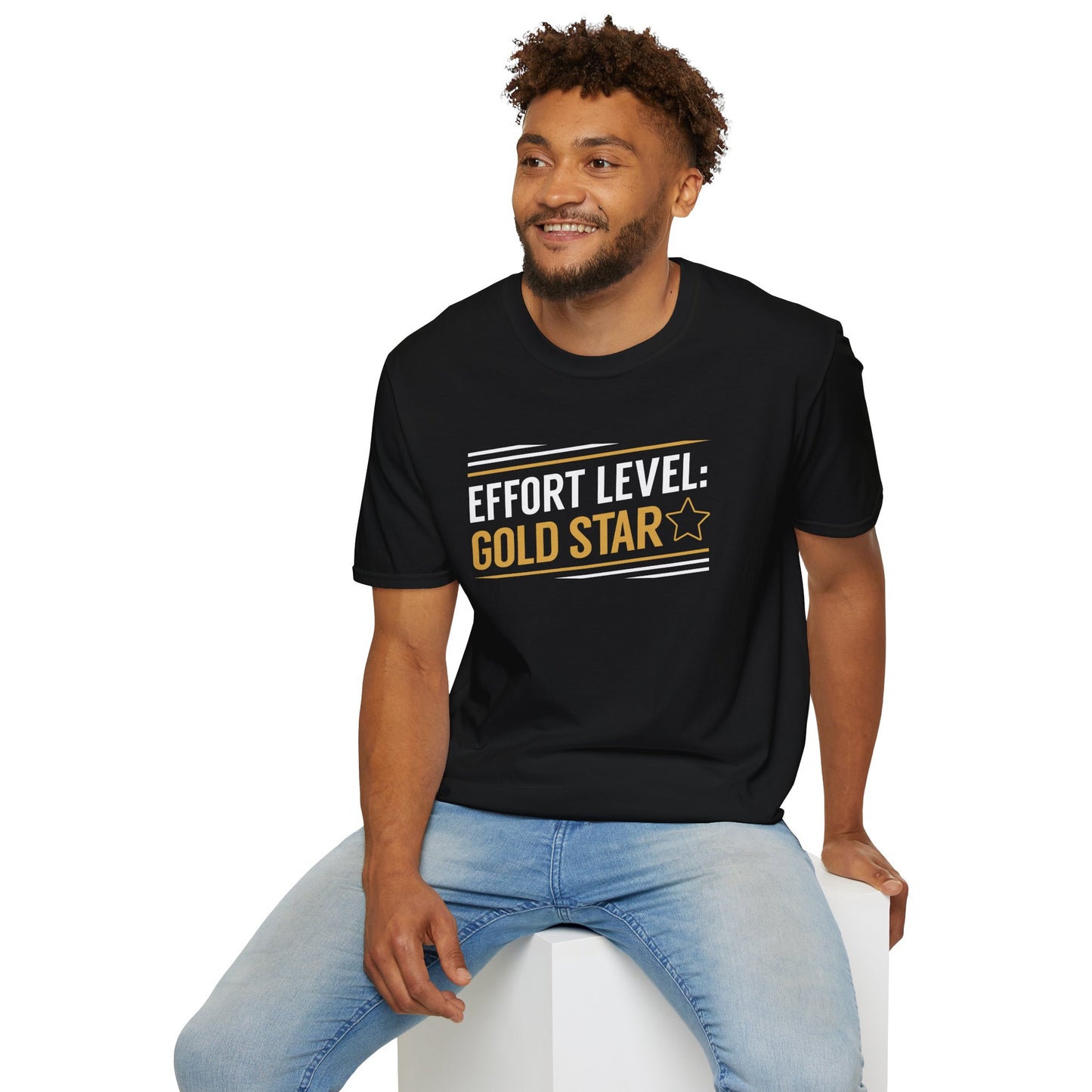 Effort Level Gold Star T-Shirt