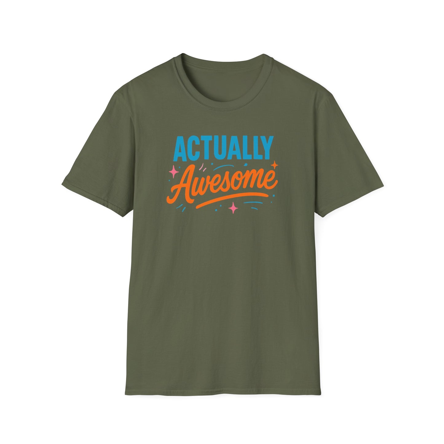 Actually Awesome Unisex Tee - Softstyle T-Shirt for Confidence and Greatness