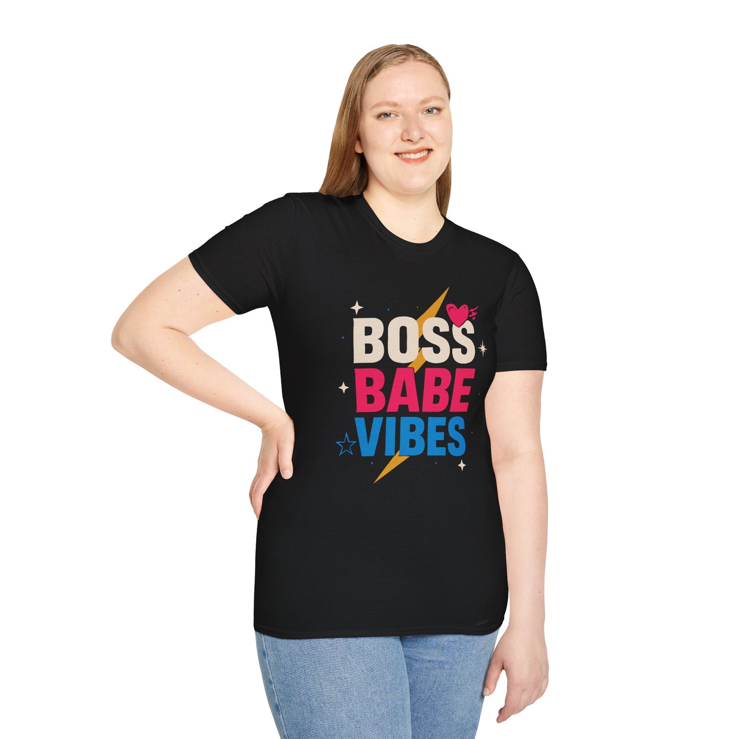Boss Babe Vibes Unisex T-Shirt - Lead with Confidence and Hustle with Heart