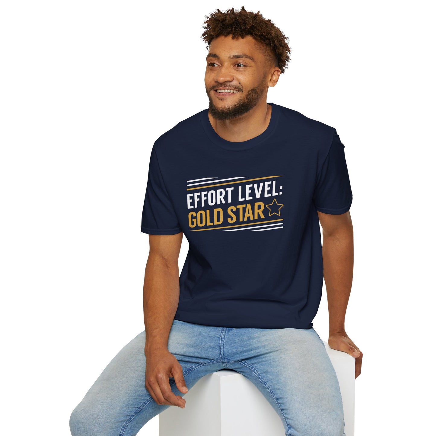 Effort Level Gold Star T-Shirt