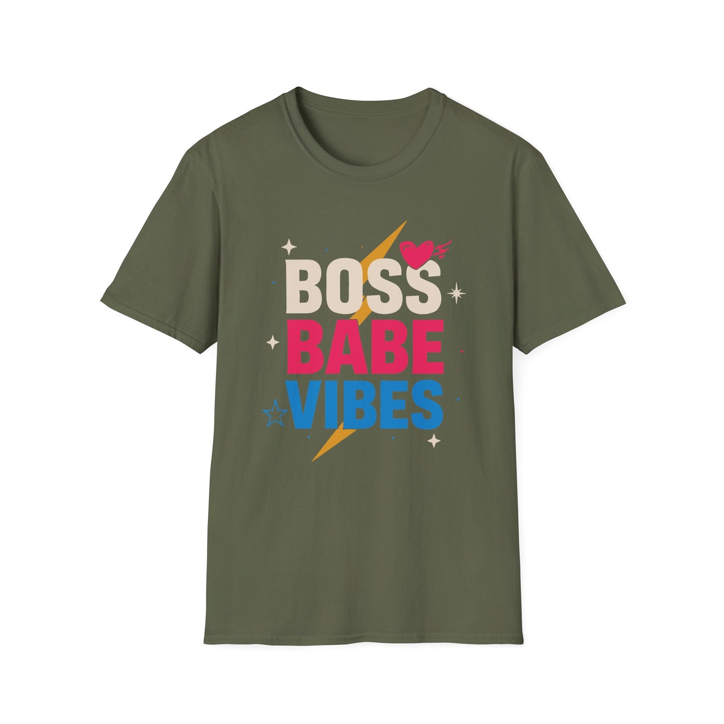 Boss Babe Vibes Unisex T-Shirt - Lead with Confidence and Hustle with Heart
