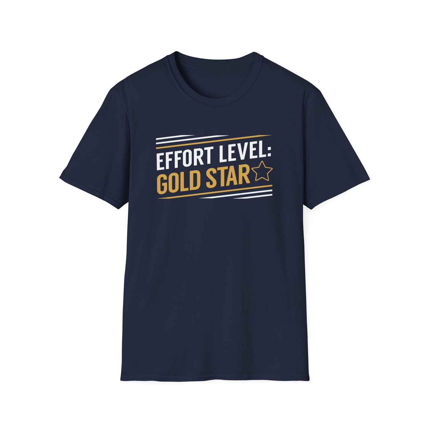 Effort Level Gold Star T-Shirt
