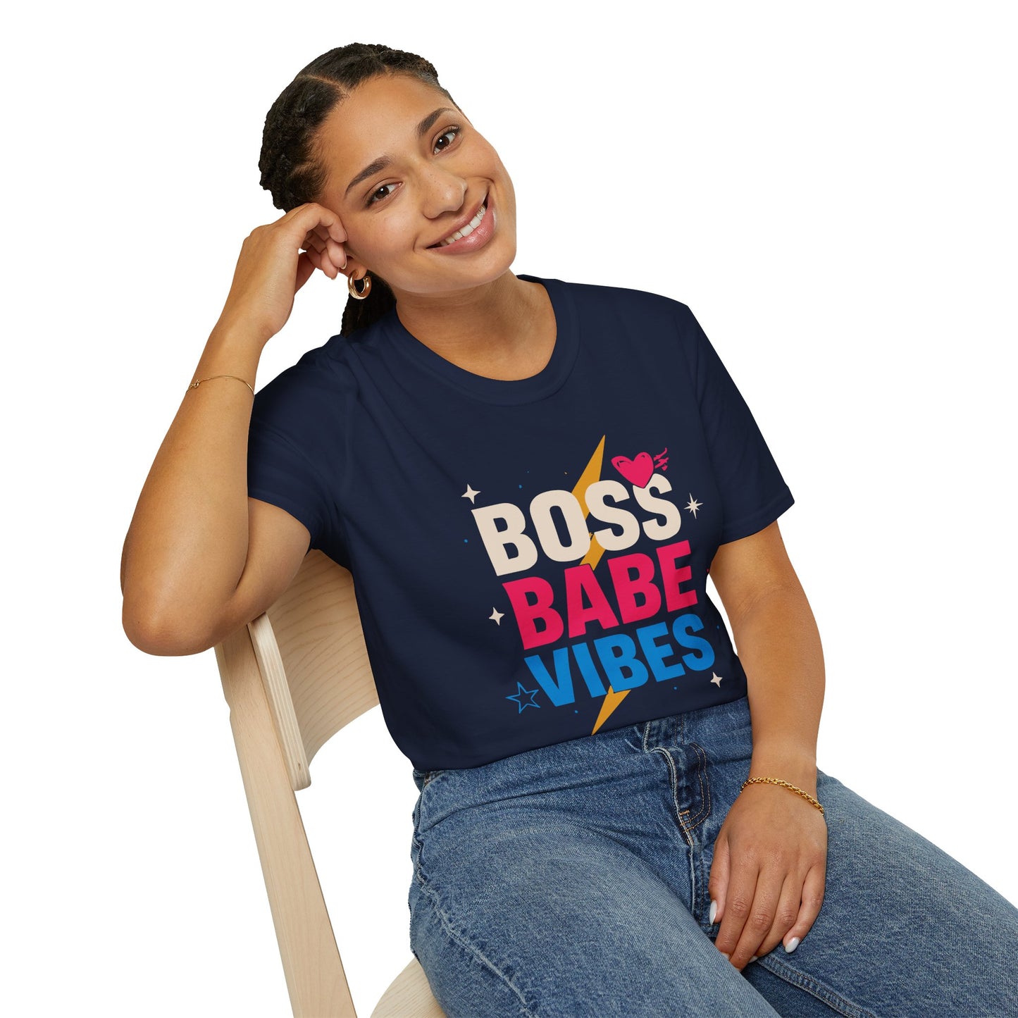Boss Babe Vibes Unisex T-Shirt - Lead with Confidence and Hustle with Heart