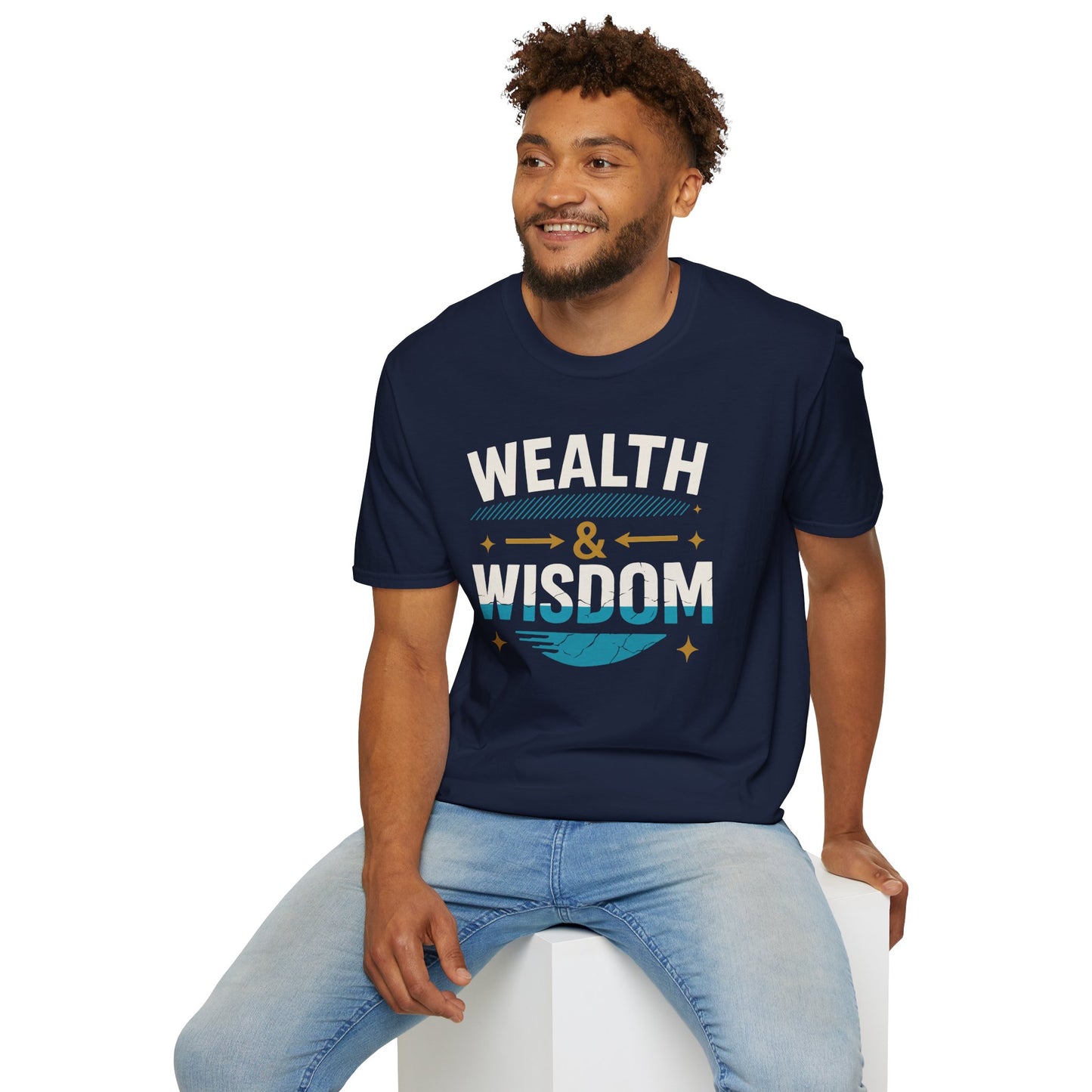 Wealth & Wisdom Unisex T-Shirt - Elevate Your Mindset and Embody Abundance
