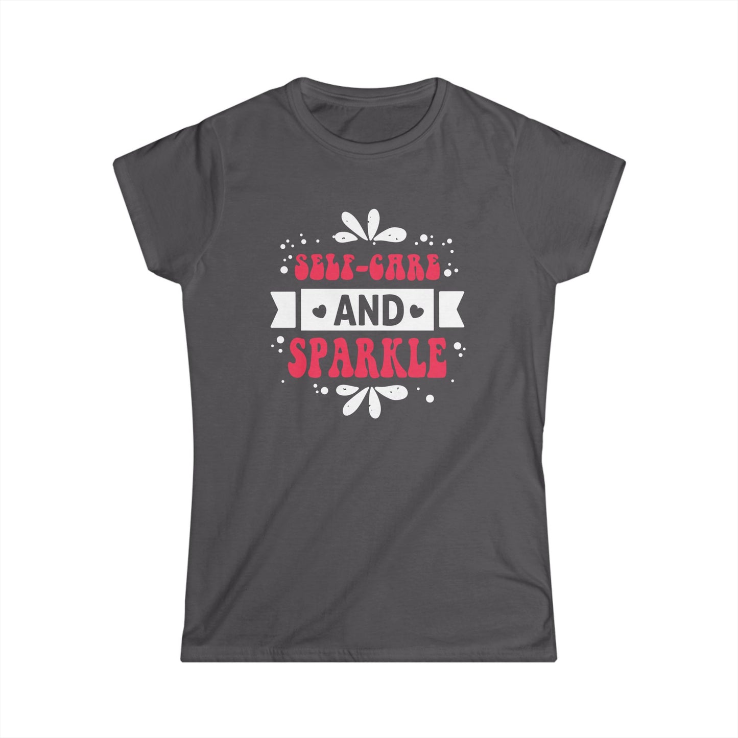 Self-Care and Sparkle Women's Softstyle Tee