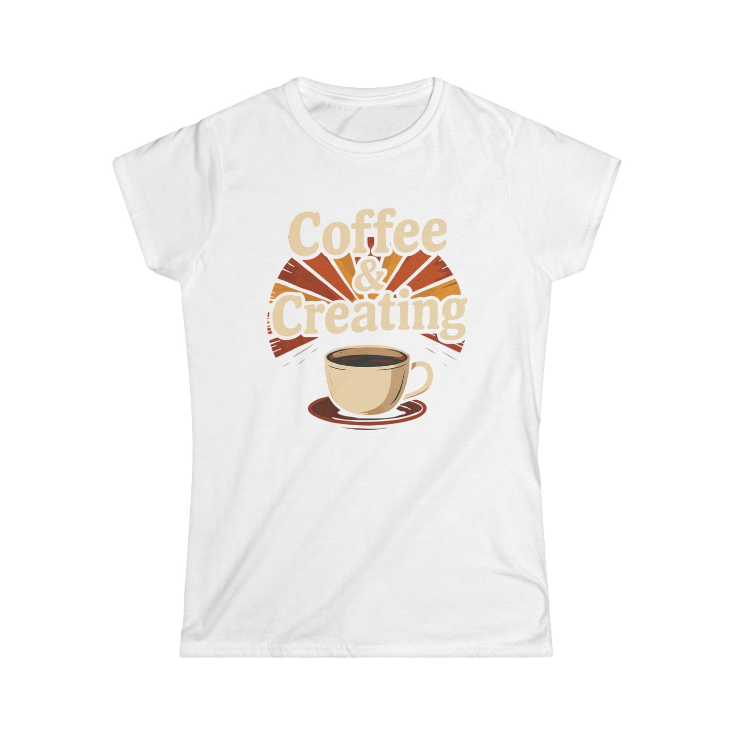 Coffee & Creating Women's Softstyle Tee
