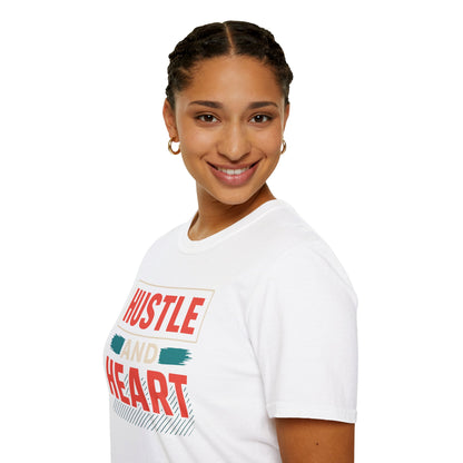 Hustle and Heart Unisex T-Shirt - Passion in Motion Design