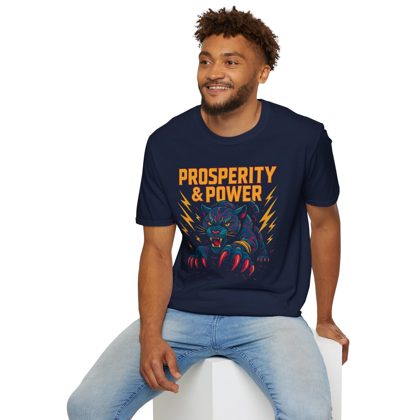 Prosperity & Power Unisex T-Shirt - Manifest Wealth & Walk in Strength
