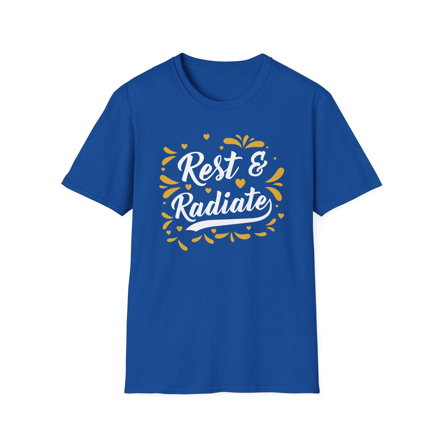 Rest & Radiate T-Shirt – Unisex Self-Care Tee for Peaceful Energy and Glow
