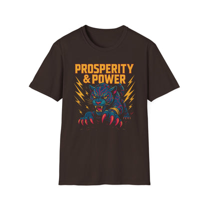 Prosperity & Power Unisex T-Shirt - Manifest Wealth & Walk in Strength
