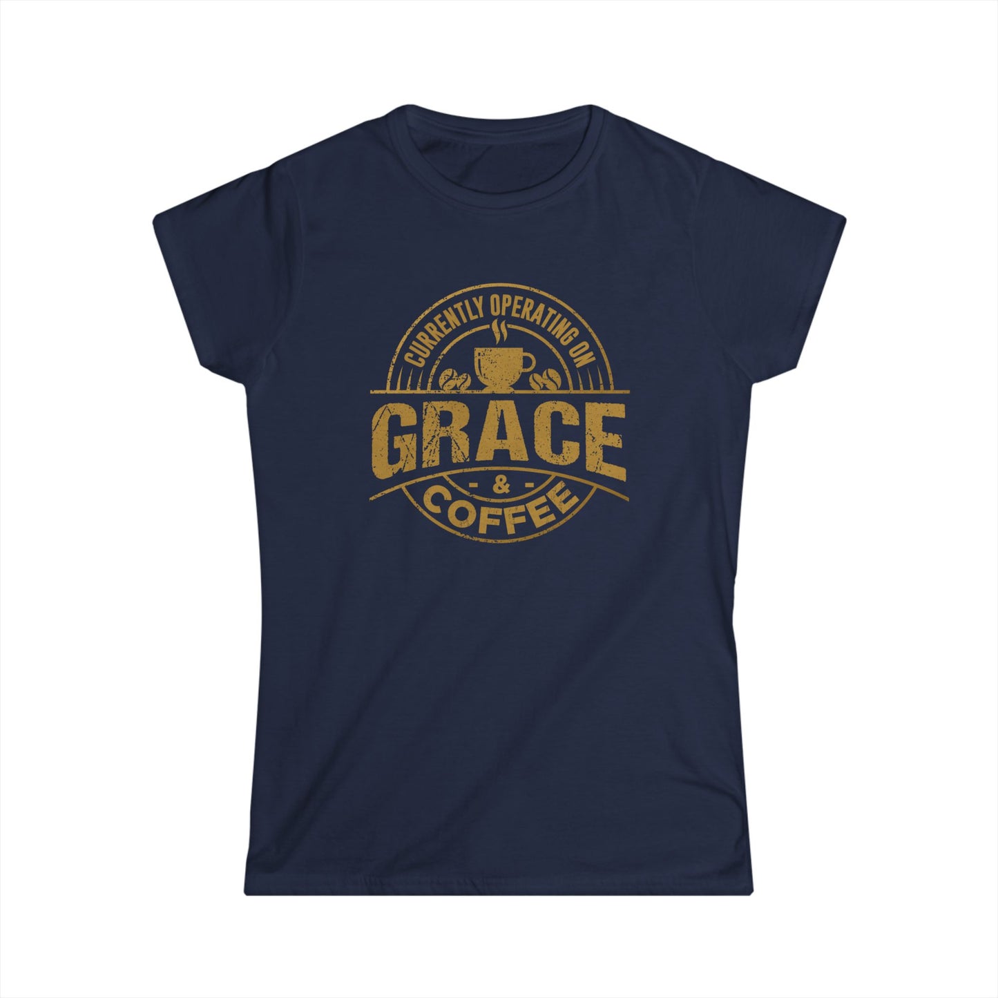 Grace & Coffee - Women's Softstyle Tee