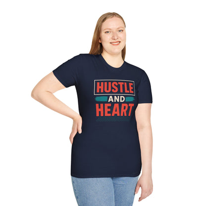 Hustle and Heart Unisex T-Shirt - Passion in Motion Design