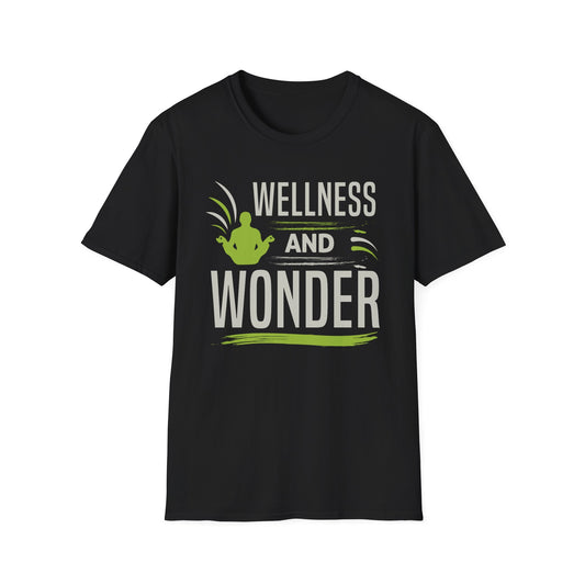 Wellness and Wonder Unisex T-Shirt - Nourish Your Soul and Stay Curious