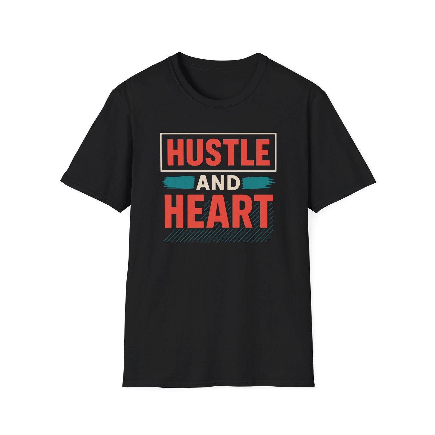 Hustle and Heart Unisex T-Shirt - Passion in Motion Design