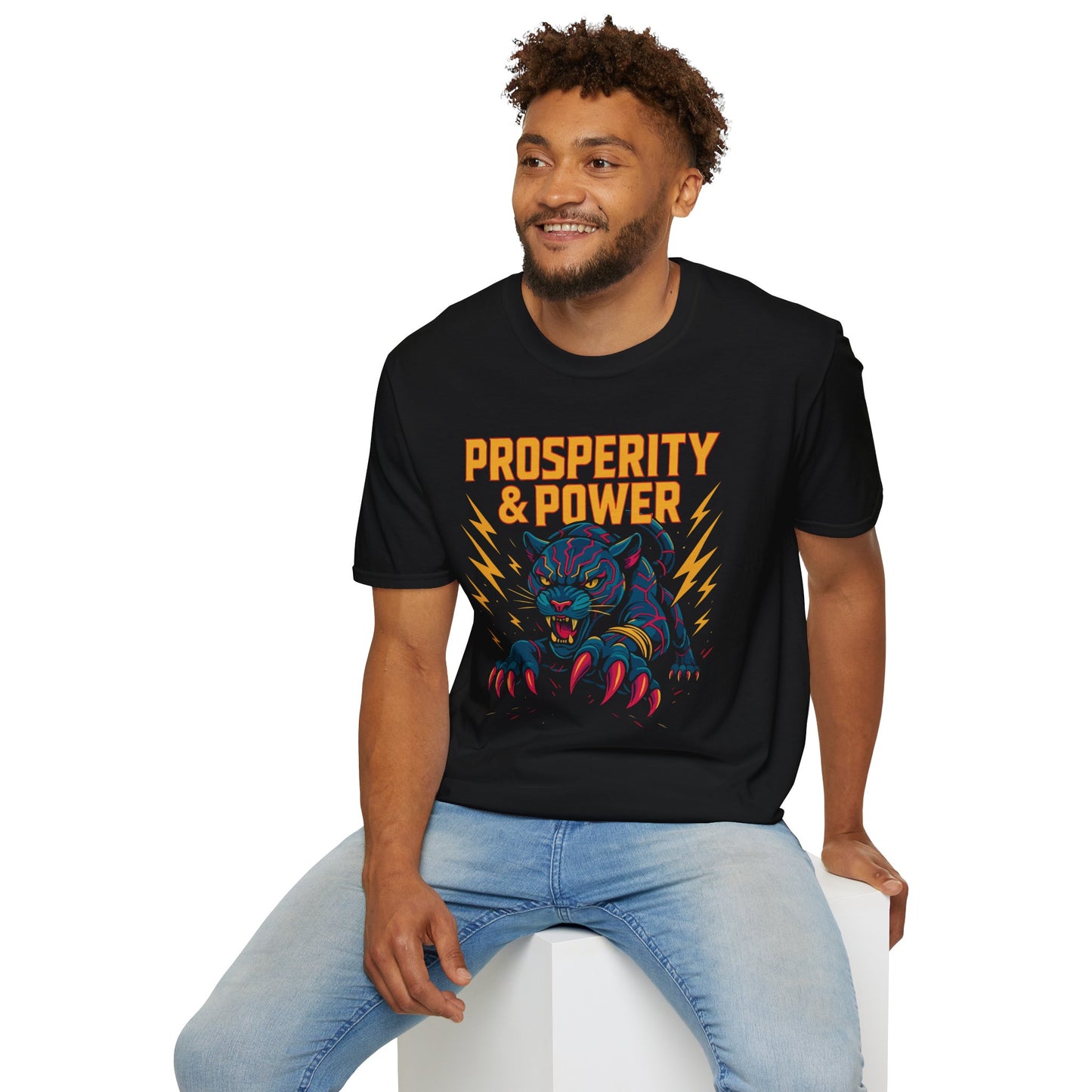 Prosperity & Power Unisex T-Shirt - Manifest Wealth & Walk in Strength