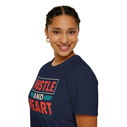 Hustle and Heart Unisex T-Shirt - Passion in Motion Design