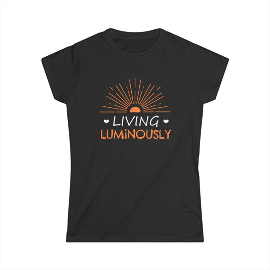 Living Luminously Women's Softstyle Tee