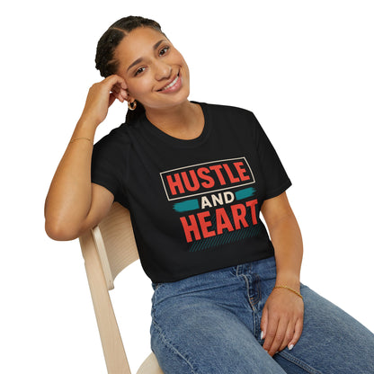 Hustle and Heart Unisex T-Shirt - Passion in Motion Design