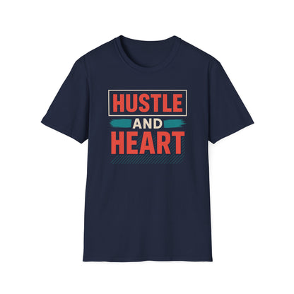 Hustle and Heart Unisex T-Shirt - Passion in Motion Design
