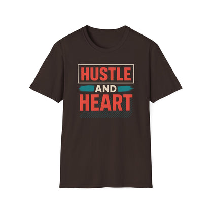 Hustle and Heart Unisex T-Shirt - Passion in Motion Design